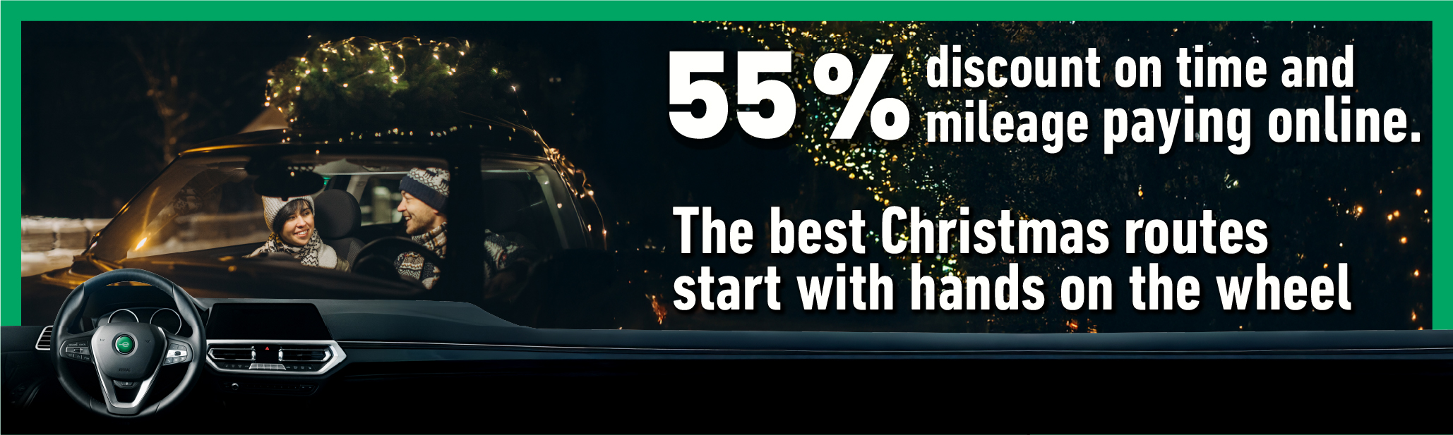 The best Christmas routes start behind the wheel with Enterprise Rent-A-Car